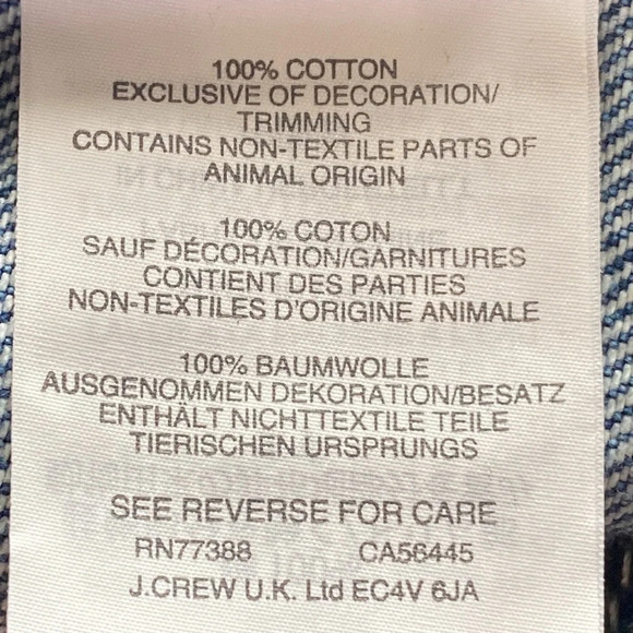 Madewell Distressed Rigid Demi Boot Cropped Jeans Size 27 - Picture 7 of 7